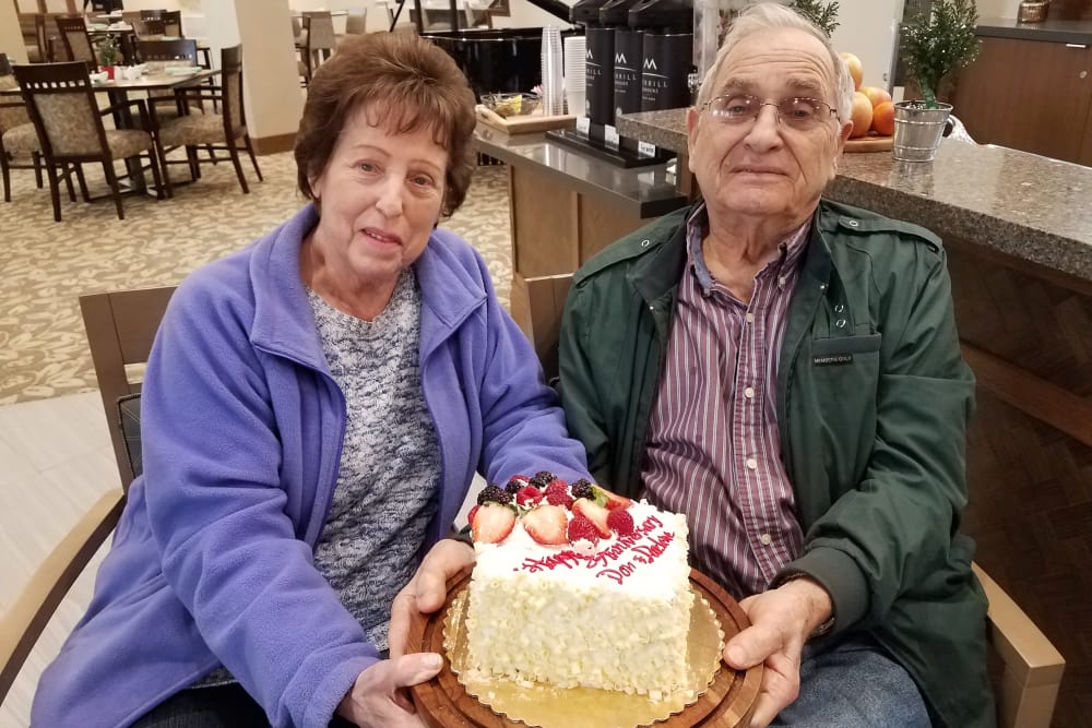 65th Wedding Anniversary celebration at Merrill Gardens at Rancho Cucamonga in Rancho Cucamonga, California