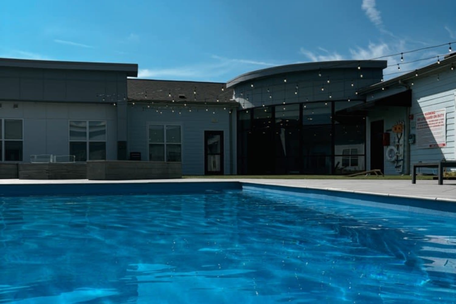 Rooftop Pool at The Quarters Bloomington in Bloomington, Indiana
