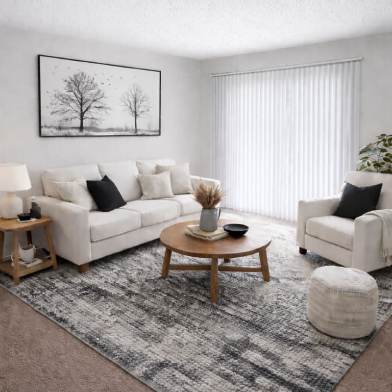 Living room at Lexington Place Apartments in West Columbia, South Carolina