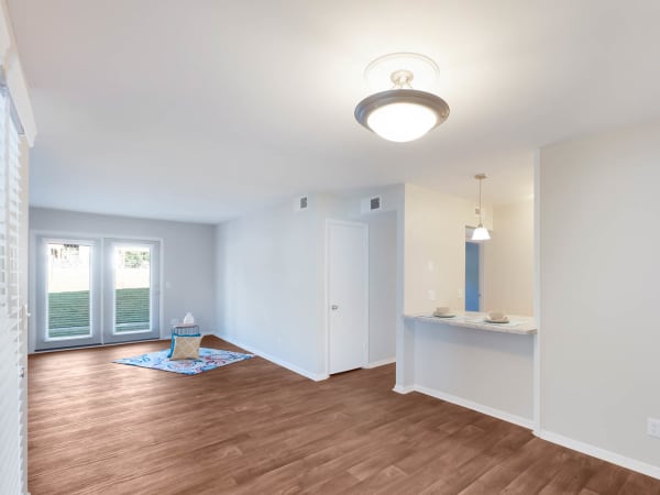 Bright bedroom at Riverside North in Chattanooga, Tennessee