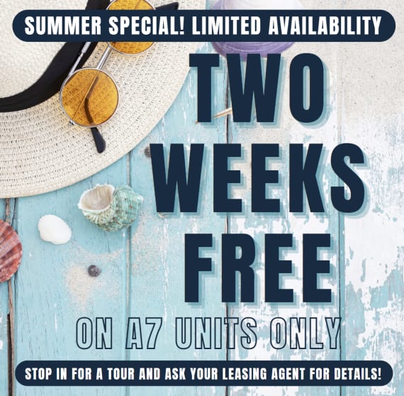 Verlaine on the Parkway Summer Special - TWO WEEKS Free on 1 BEDROOM A7 floorplans ONLY. Limited Availability - Act Fast! **Discount applies after first full months rent.
