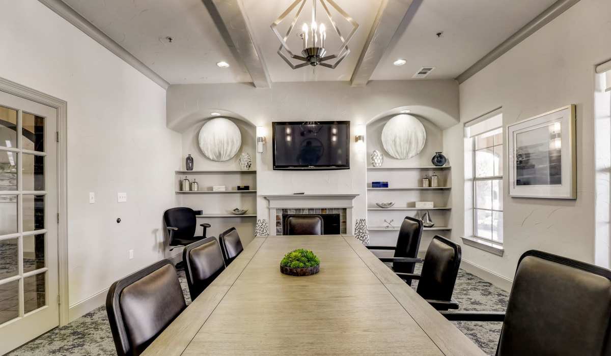 Meeting room at Park Avenue at Boulder Creek in Houston, Texas