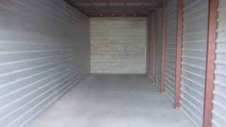 Inside of a storage unit