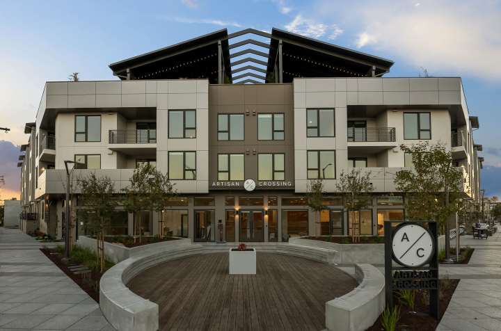Artisan Crossing Building Entrance to Lobby