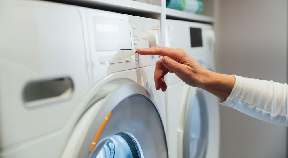 Washer and dryer facility at Grandview South Homes in Pittsburgh, Pennsylvania