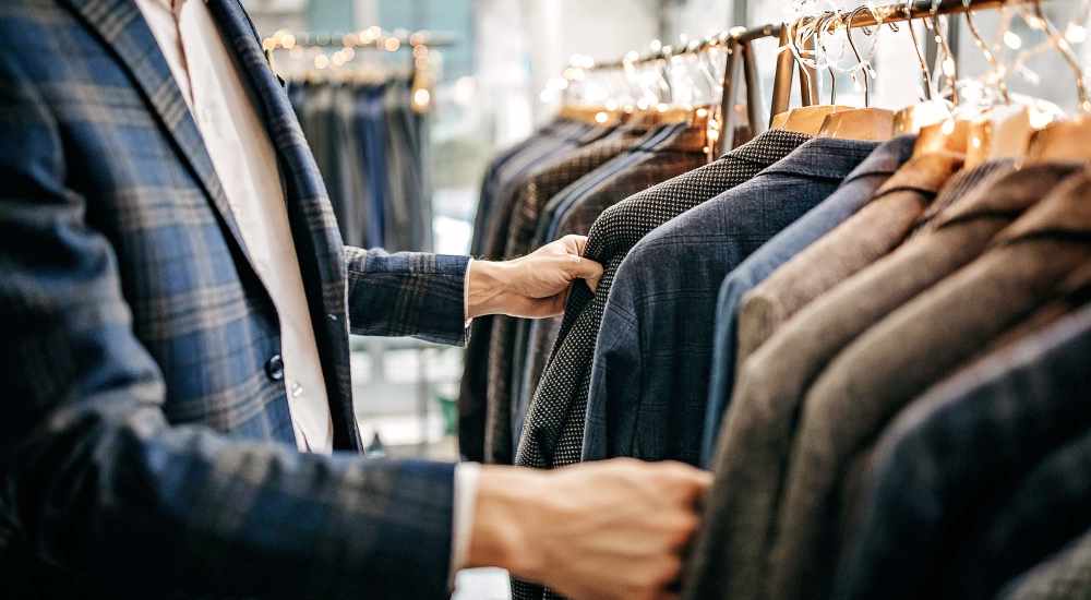Resident shopping near The Carlyle in Santa Clara, California
