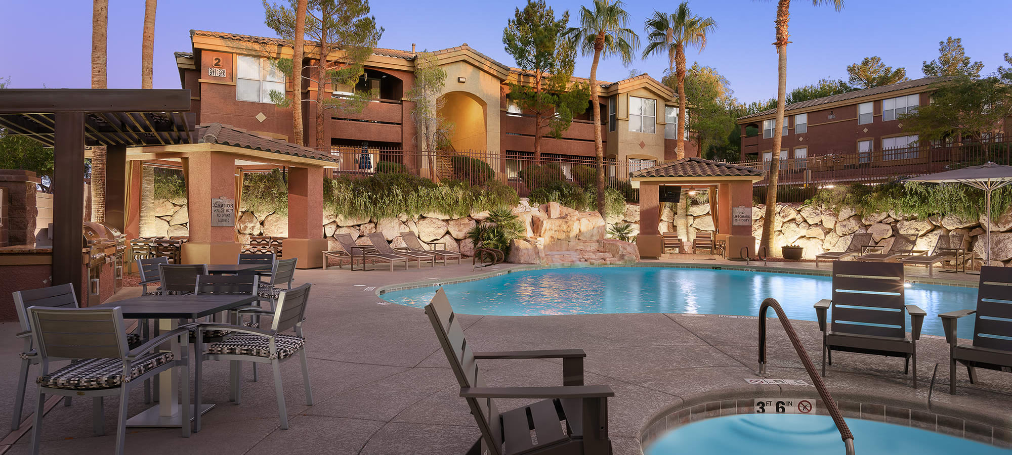 Resort-style pool at Allegro at La Entrada in Henderson, Nevada