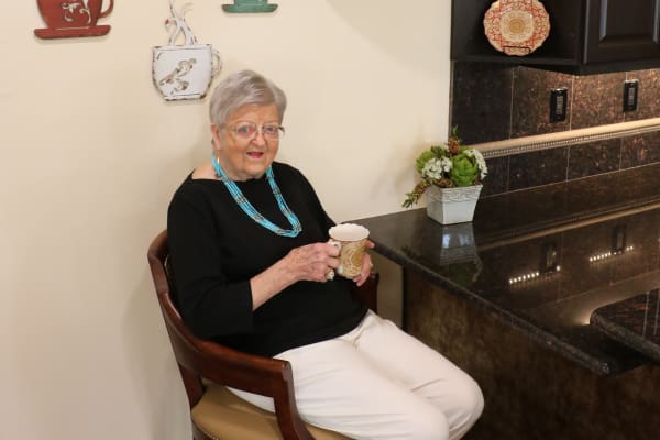 Cleta Garms at Alexis Estates Gracious Retirement Living in Allen, Texas