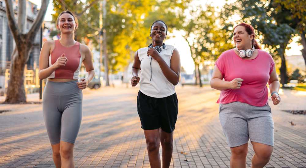 Residents running in the neighborhood near 200 North Trigg in Gallatin, Tennessee