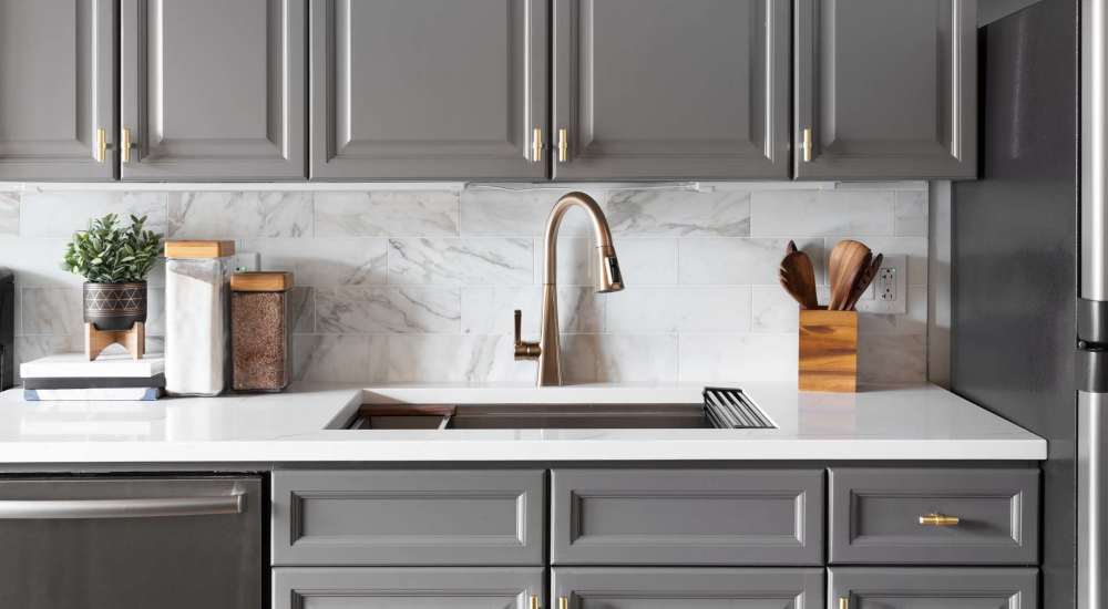 Modern kitchen at The Montclair in Houston, Texas