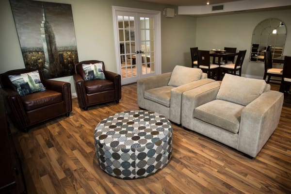 Our apartments in North York, Ontario showcase a beautiful living room