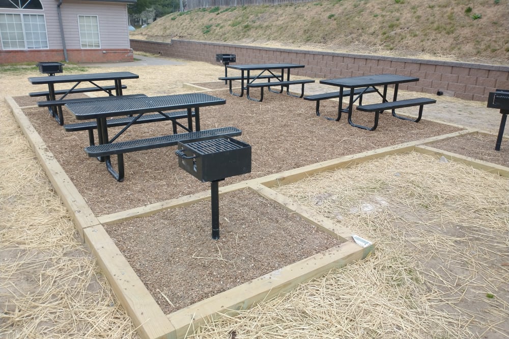 Community picnic area at Cypress Creek Townhomes in Goodlettsville, Tennessee