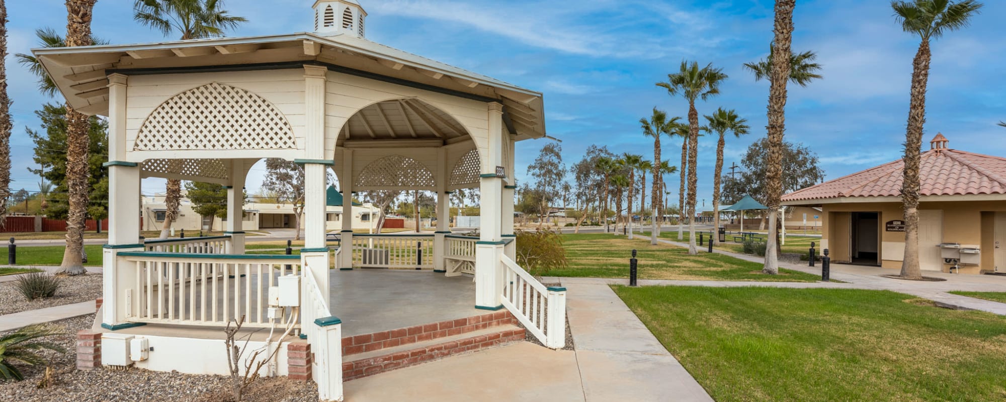 Gazebo at El Centro New Fund Housing (Officers) in El Centro, California
