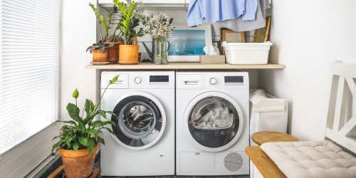 Washer and dryers at Reidy Creek Apartments in Escondido, California