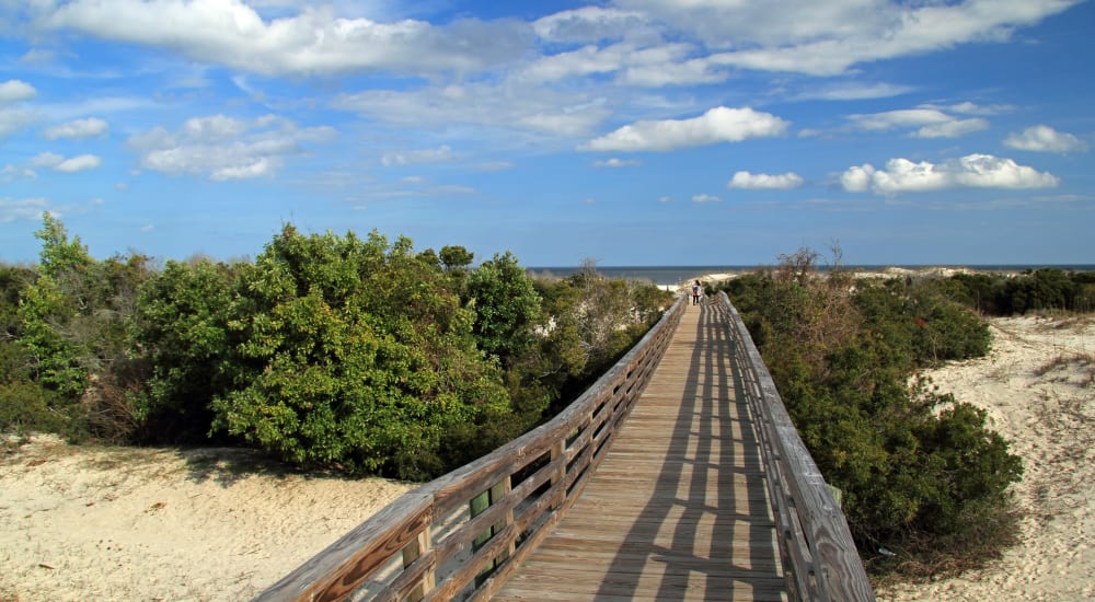 beach front near Mod Villas in Kingsland, Georgia