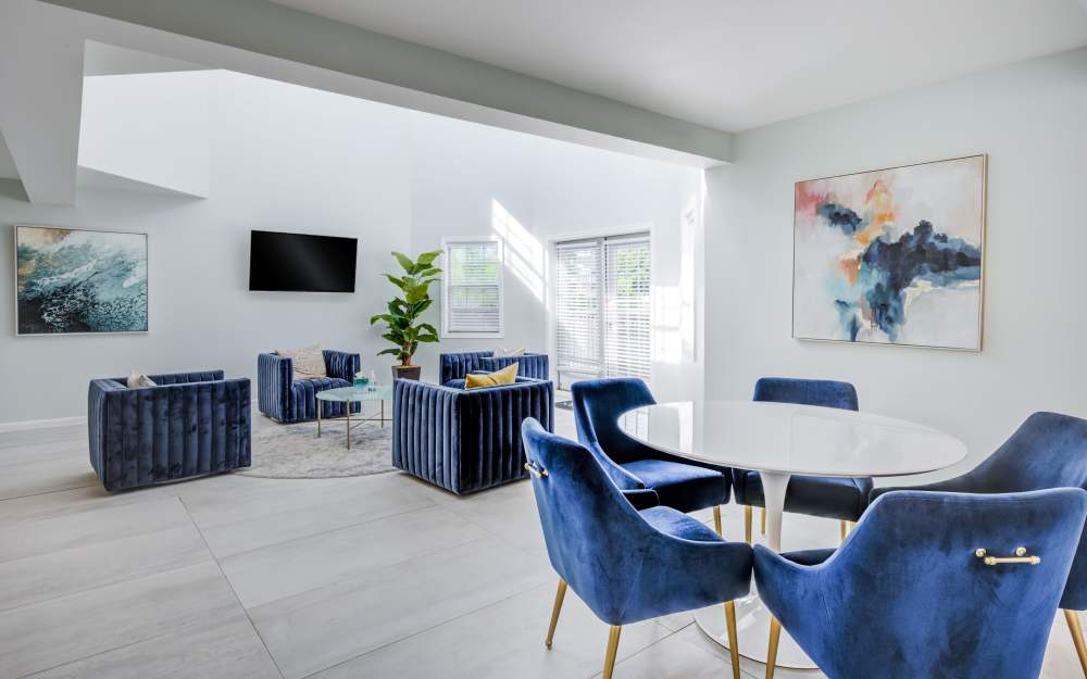 Residents clubhouse at Astoria Park Apartment Homes in Indianapolis, Indiana