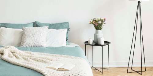 Comfortable bed at Bristol Bay in Tampa, Florida
