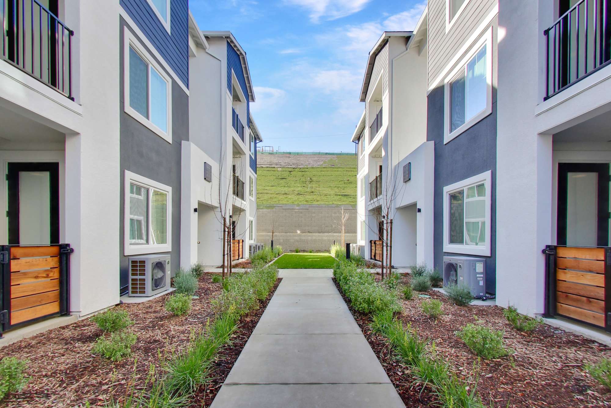 Beautiful Building Exterior at Domaine at Napa Junction in American Canyon, California