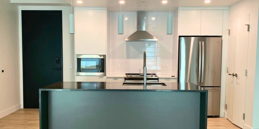 Modern kitchen at Ascent 1791 in Park City, Utah