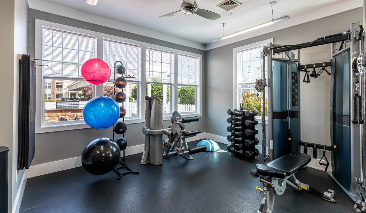 Well-equipped fitness center at Alterra | Rocky Hill in Rocky Hill, Connecticut