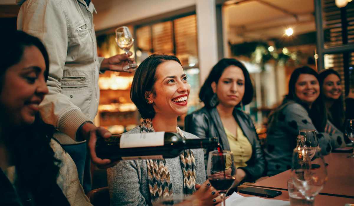 Resident out for dinner at Cyprus in Phoenix, Arizona