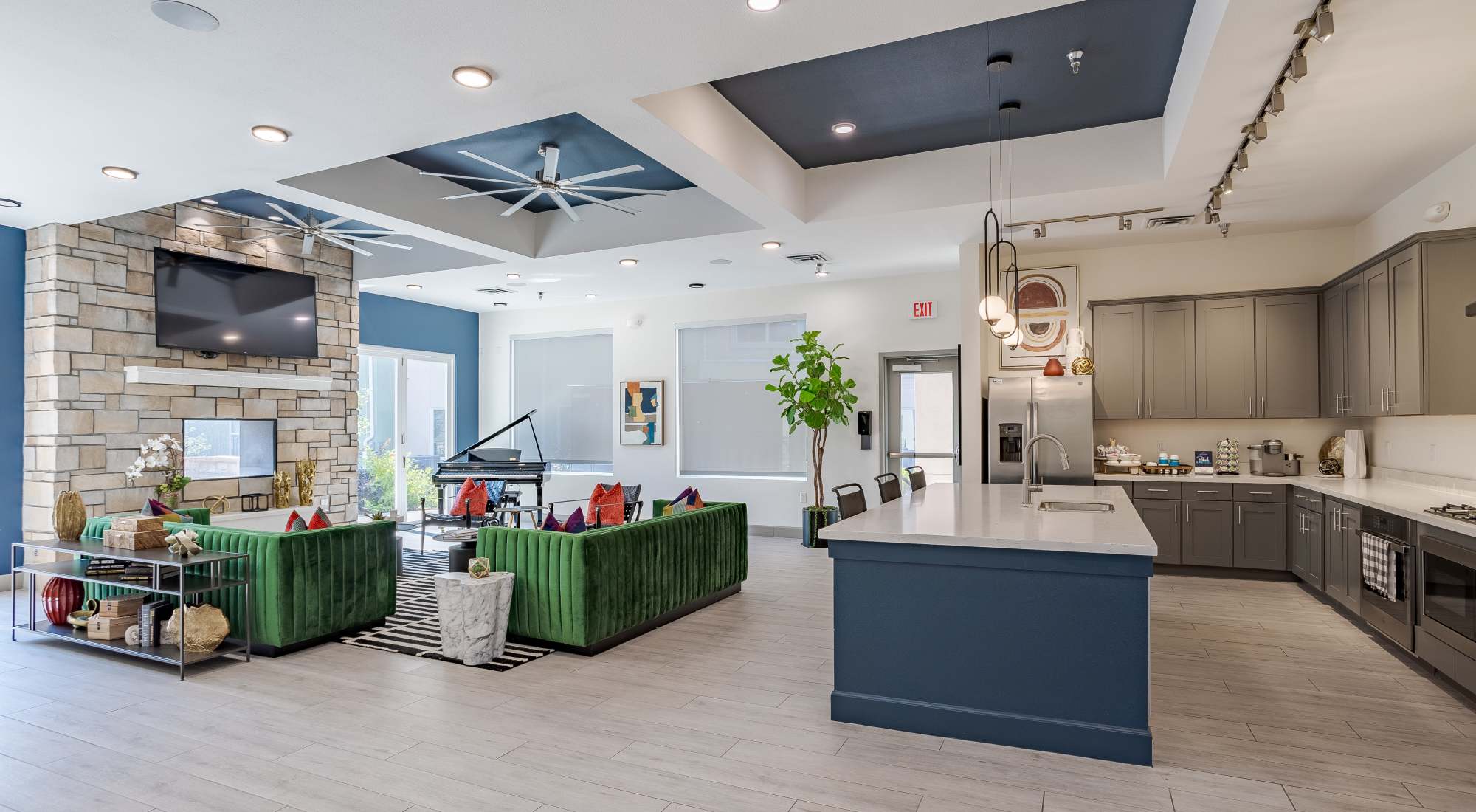 Clubhouse at Enchanted Springs Apartments in Colorado Springs, Colorado