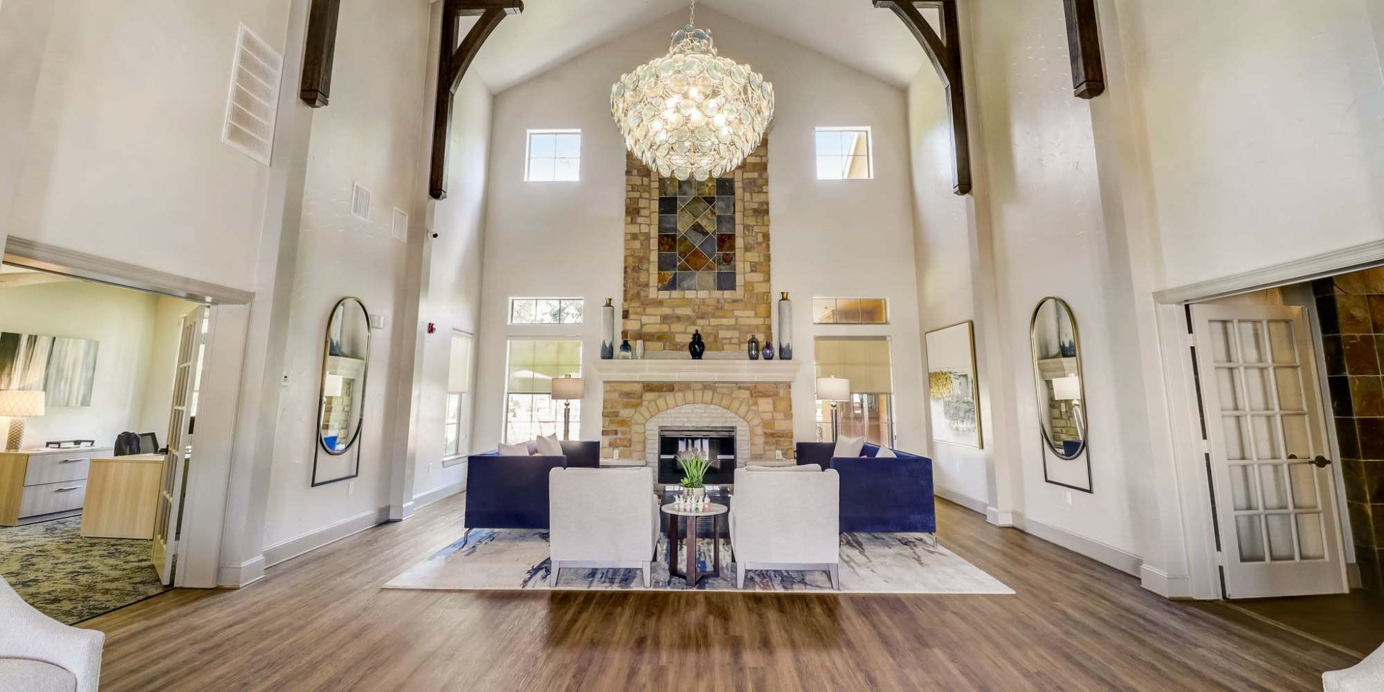 Clubhouse Interior at Park Avenue at Boulder Creek in Houston, Texas