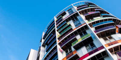 Walking to new office space  at Darby Development in Mount Pleasant, South Carolina