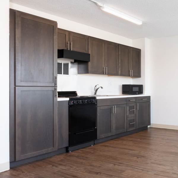 View floor plans offered at Golden West Tower Apartments in Torrance, California