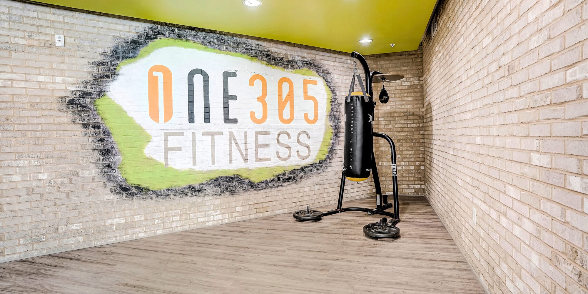 Fitness center at One305 Central in Charlotte, North Carolina