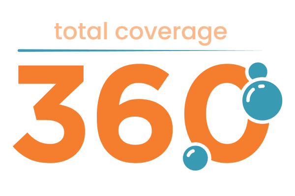 Total coverage 360 logo