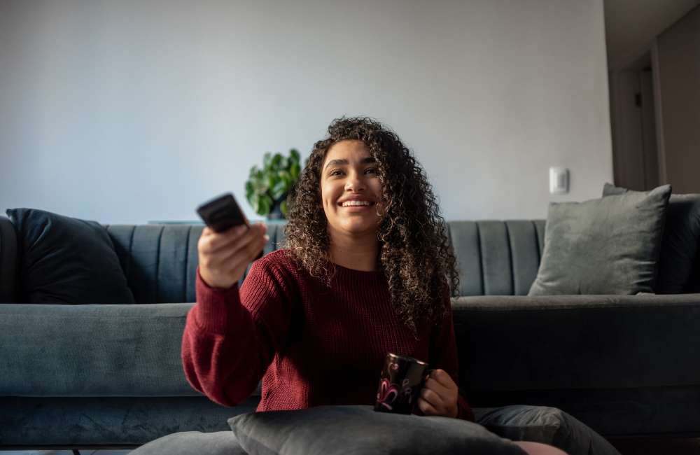 Resident smiling her new home at The Washburn in Memphis, Tennessee
