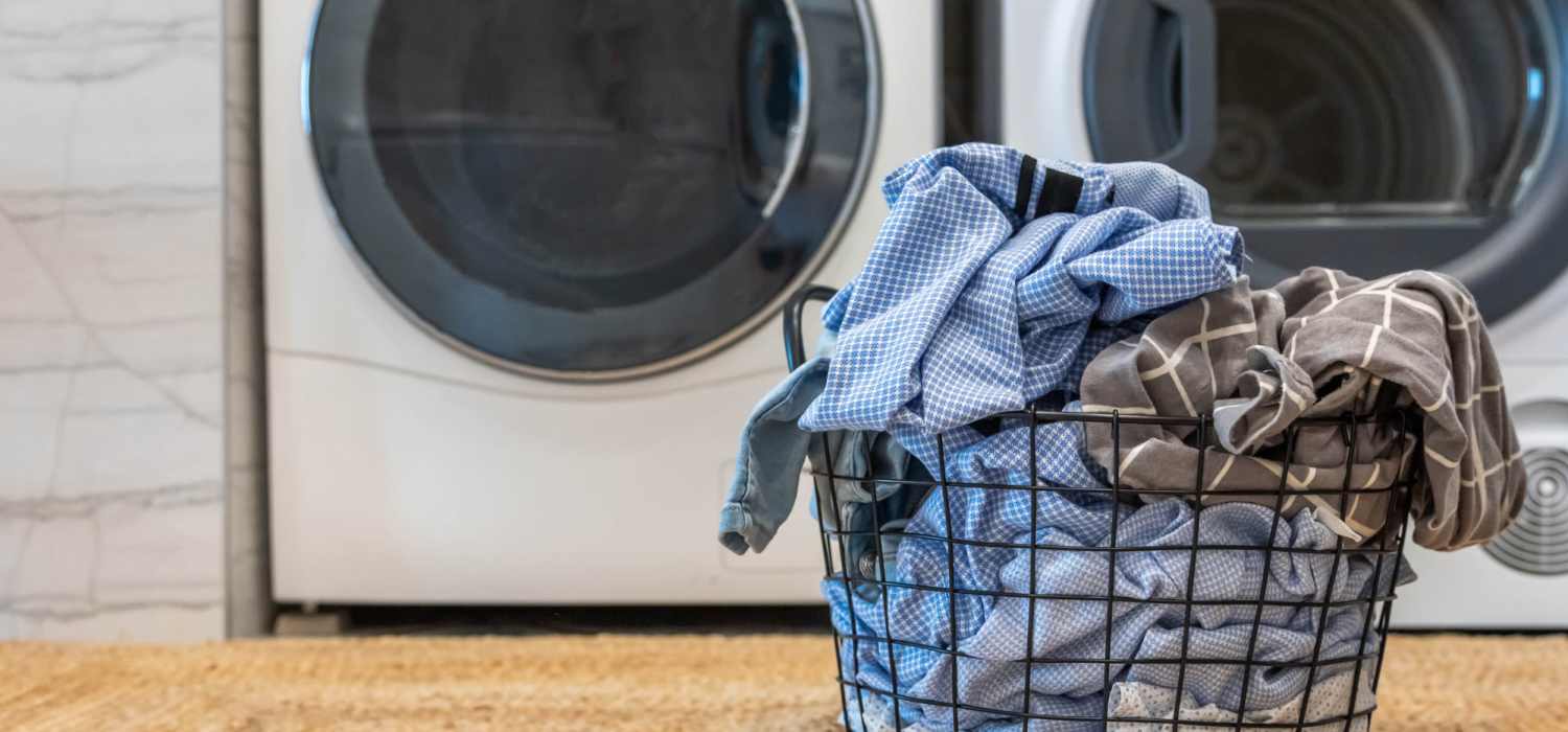 Laundry service at Knollview Apartments in Ovid, Michigan