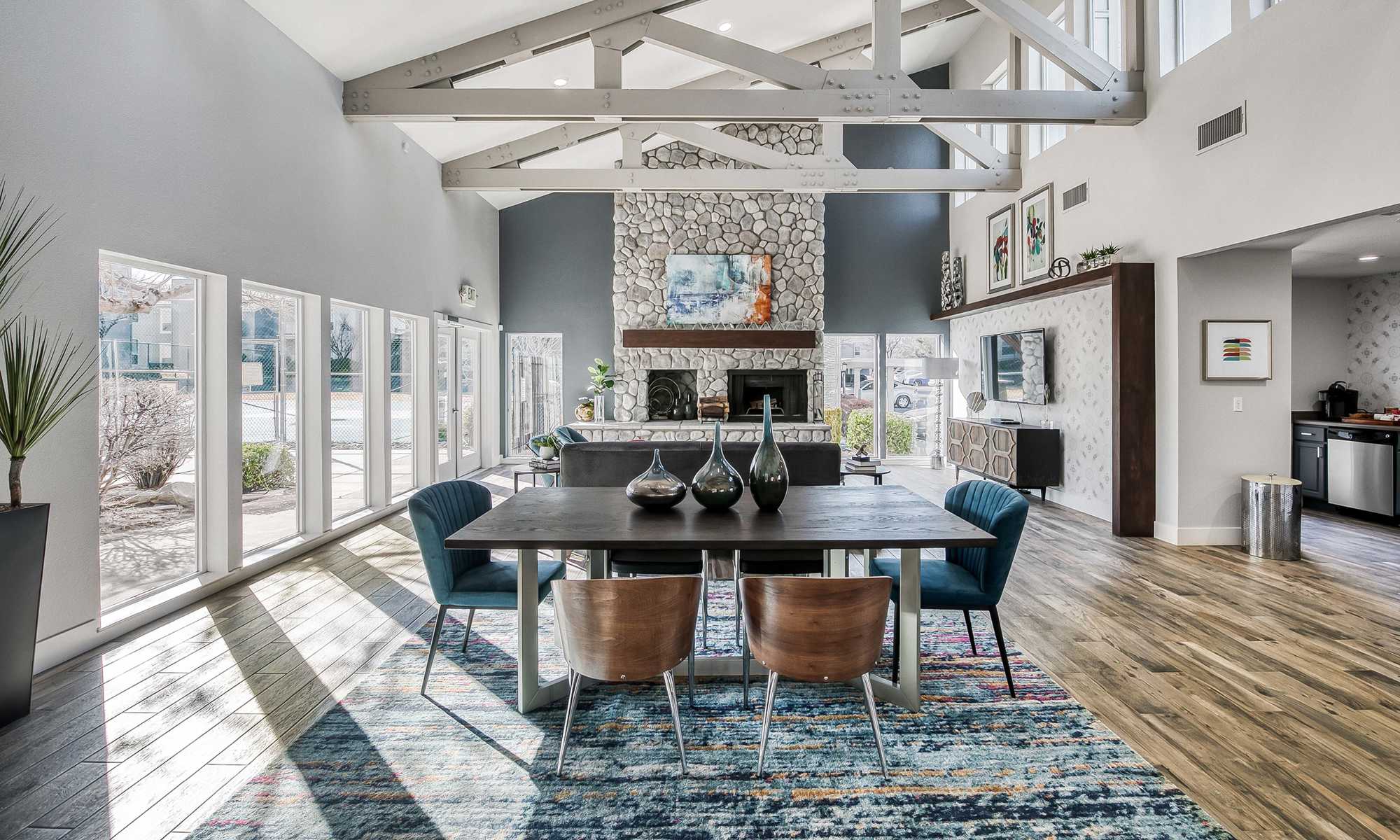 Clubhouse at The Lodge at McCarran Ranch Apartment Homes in Reno, Nevada