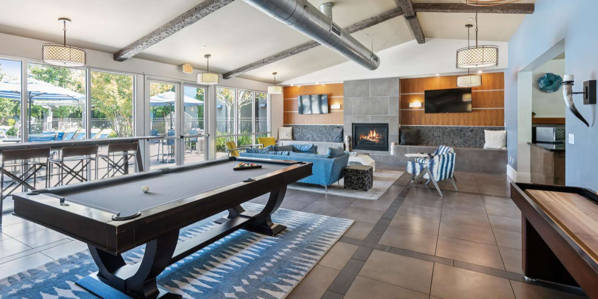 Clubhouse at Azure Apartment Homes in Petaluma, California