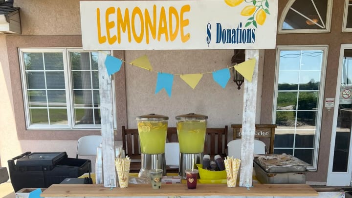 Lemonade stand at The Villas at St James