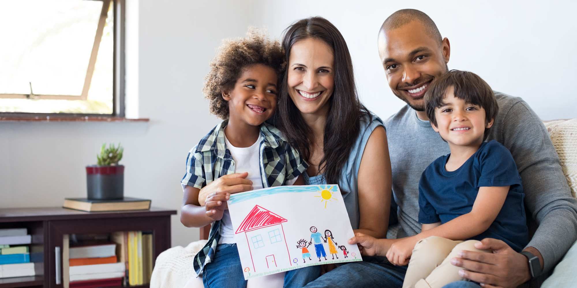 A happy family at Taft Haus in Wichita Falls, Texas