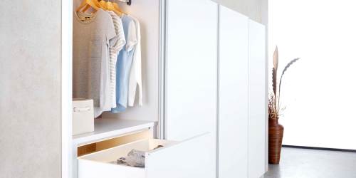 Bedroom closet at Bristol Bay in Tampa, Florida
