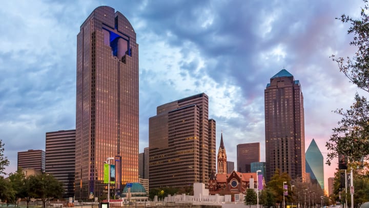 Skyline of the Dallas Arts District