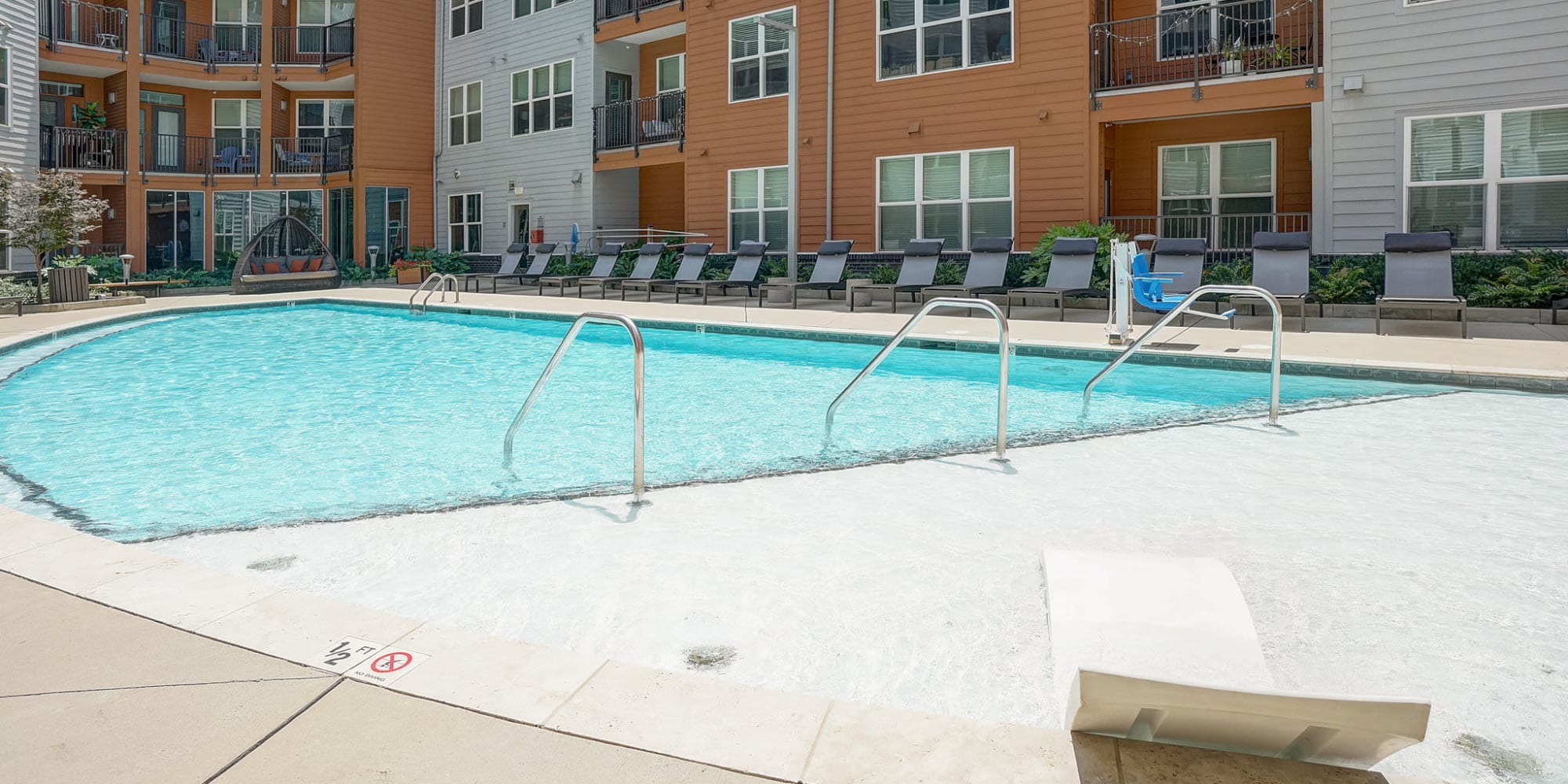 Pool at One305 Central in Charlotte, North Carolina