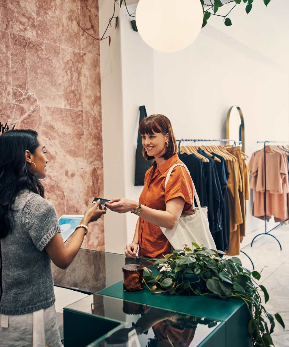Resident shopping near Harborside Marina Bay Apartments in Marina del Rey, California