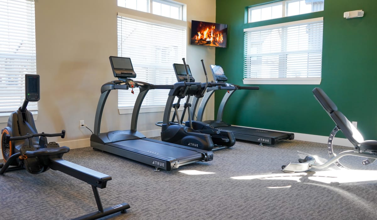 Enjoy apartments with a gym at Meribel in Springboro, Ohio