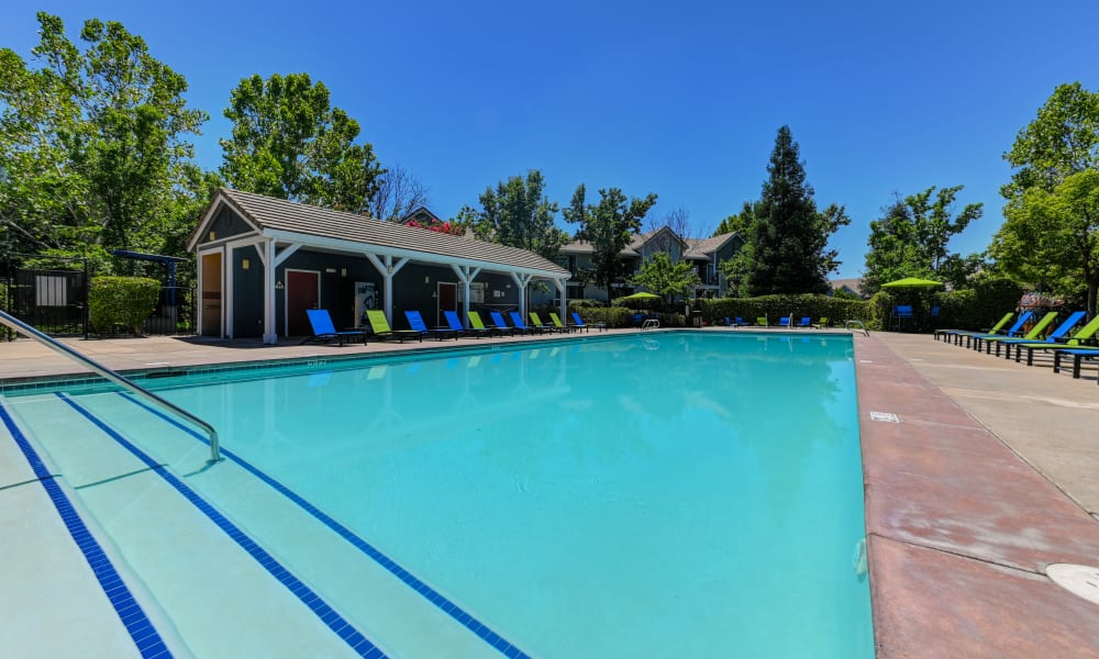 on-site swimming pool at Rocklin Ranch Apartments in Rocklin, California