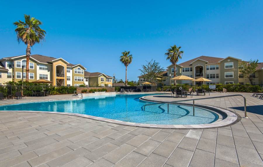 Swimming pool at Reserve at Northshore in Lynn Haven, Florida