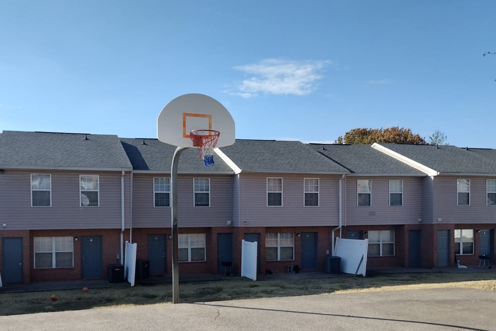 Basketball court at Cypress Creek Townhomes in Goodlettsville, Tennessee