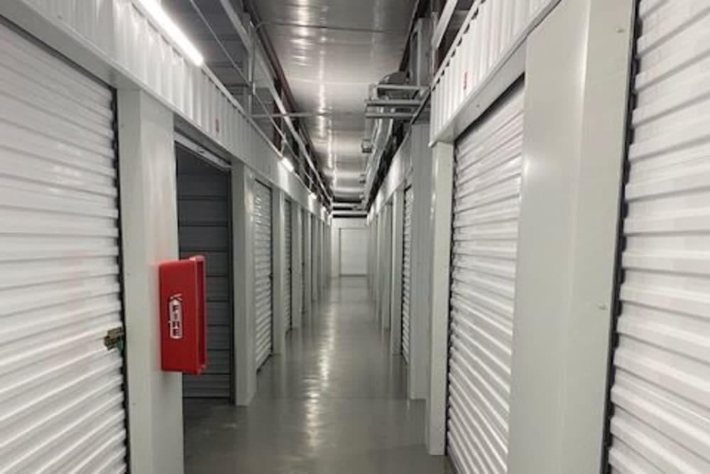 Climate-controlled indoor storage units at Sharp Storage in Pineville, Missouri