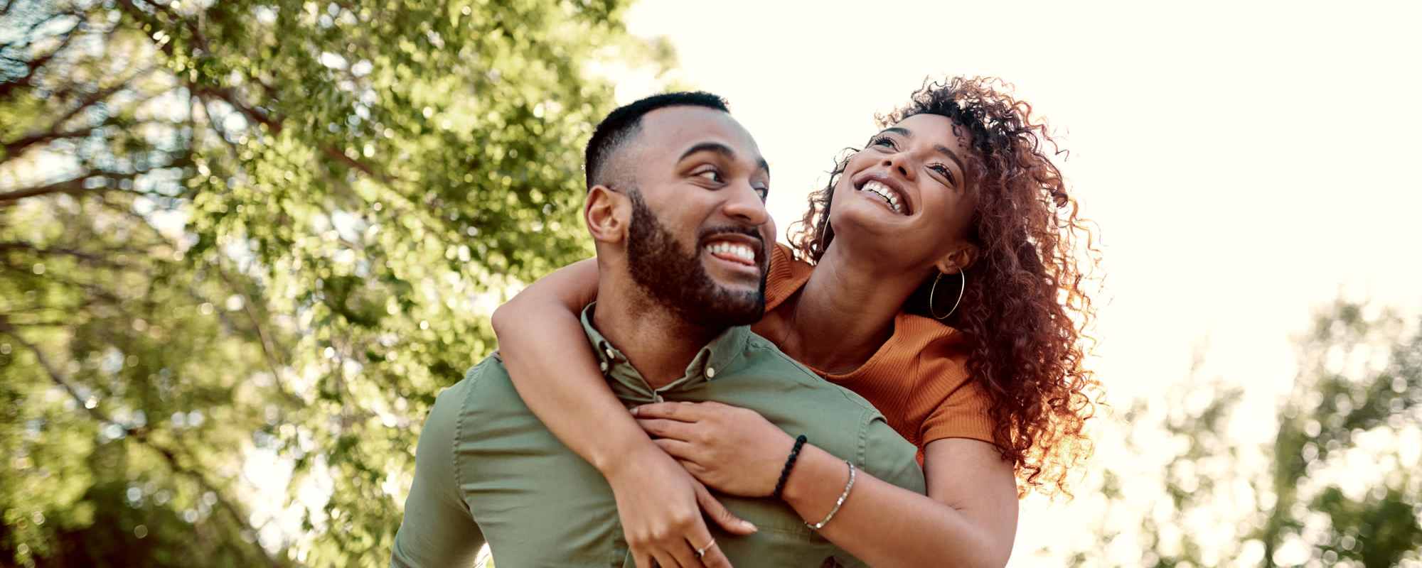 Happy couple at Altair Residences in Houston, Texas