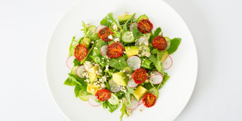 A healthy plate of food at Callahan Court Memory Care in Roseburg, Oregon