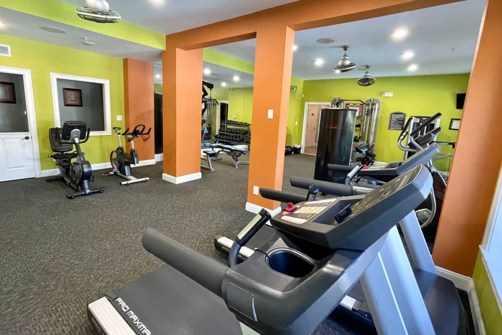 Enjoy apartments with a fitness center at The Abbey at Eagles Landing in Stockbridge, Georgia