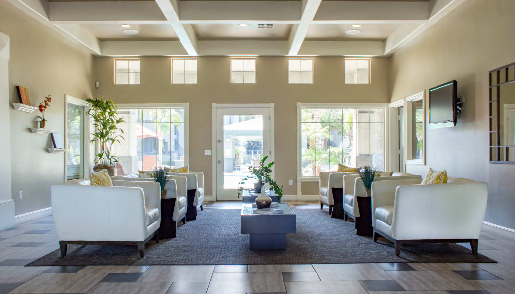Luxurious leasing office interior at Sierra Canyon in Glendale, AZ